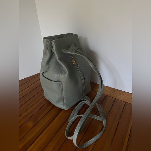 COACH Vintage Sonoma Bucket Drawstring Pebbled Backpack Sling Bag - Picture 2 of 13